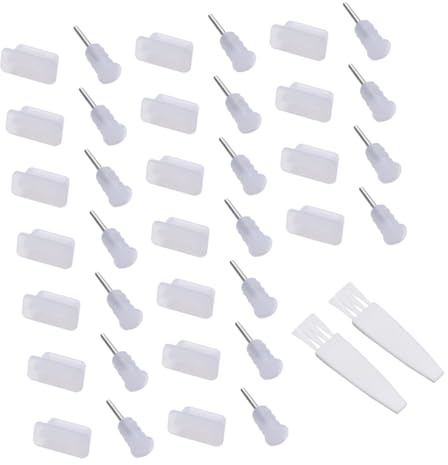 HOLIDYOYO 20paires Prise USB Cache Mâle Protection pour Téléphone Type-c Bouchon Écouteurs Prise Jack