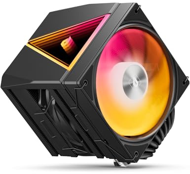 upHere UE2 Elite KC8C CPU Cooler ARGB 120mm, Dual-Tower con 8 heatpipes, TDP 280W, disipador CPU AM4/AM5/AM3, ventilador CPU silencioso compatible con Intel 1851/1700/115x/1200