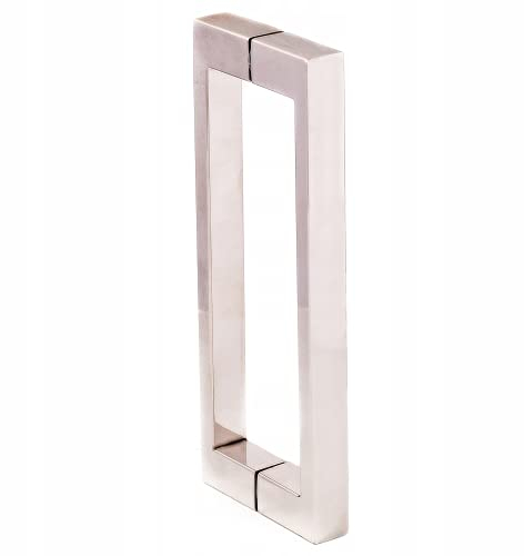 AquaParts Duschtürgriff Edelstahl 20cm | Duschtürknopf | Türgriff | Türknopf | Türknauf | Türklinken | Schiebetürgriff | für Duschtür Glastüren Schiebetür
