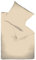 fleuresse 9200 Colours Interlock Jersey Bettwäsche aus 100% Baumwolle, Oekotex Standard 100, beige, 135 x 200 cm