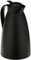 alfi Glass Vacuum Frosted Plastic Carafe, 1 L, Black