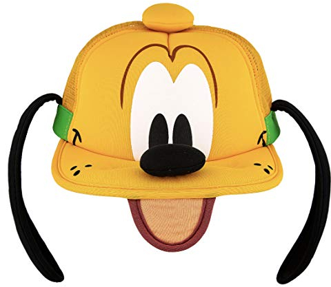 Disney Parks Pluto Hutkappe aus Netzstoff, gelb, Erwachsene