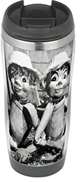 Bill and Ben The Flower Pot Men - Travel Mug, Thermal Insulated Cup for Hot and Cold Beverages Drinks