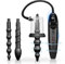 QgLust Elektrisches Analplug Analpumpe Sexspielzeug für Männer Analplug aus Silikon Vakuum Pumpe Spiral Ass Plug Prostata-Stimulation Anal Plug Für Frauen(3-teiliges Set (verlängerter Analplug))