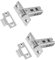 Satin Chrome Tubular Latch Internal Door Latch 65mm, Tubular Mortice Latch for Interior Lever Door Handles Internal Sets and Mortice Knobs 2 Pack SS-65MM
