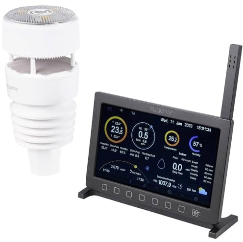 Sygonix SY-5479628 WLAN-Wetterstation Vorhersage für 2 Tage Anzahl Sensoren max. 8 St.