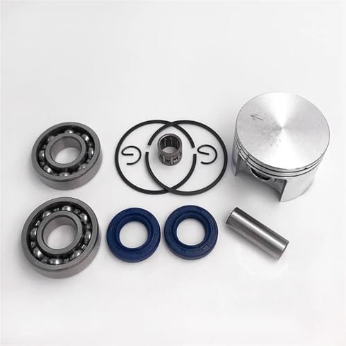 LALAL Kit cuscinetto a rulli for albero motore, guarnizione dell'olio del pistone da 42,5 mm, for pezzi di ricambio for motosega STIHL 025 MS250 MS 250