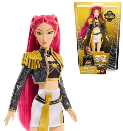 Mattel Kpop Demon Hunters HUNTR/X Mira Golden Poupée Chantante