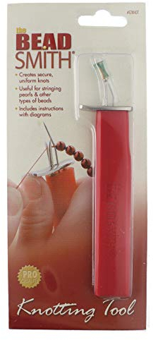 The Beadsmith EZ Knotting Tool, 6 Inches, Create Secure Knots, for Stringing Pearls and Other Beads