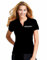 Coole-Fun-T-Shirts Security Damen Poloshirt + Cap ! Druck vo+hi ! schwarz Gr.L