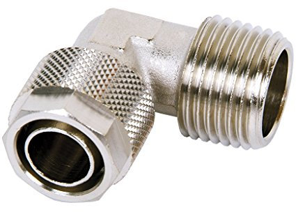 Raccord Coudé Mâle Conique T-10/8 R-3/8
