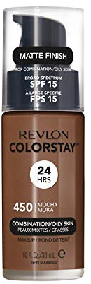 Revlon Colorstay SPF 15 Makeup Foundation for Combination/Oily Skin, Mocha, 1 Fl Oz