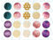 Vintageparts Motivbogen Glitter für 20mm Cabochons Schmuck selber Machen