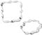 Bakerpan Stainless Steel Cookie Cutter Plaques II Set of 2