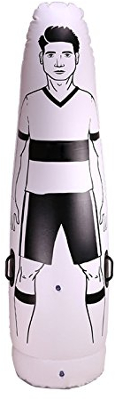 Domeilleur 100pcs 1.75 m Adulte Enfant Gonflable de Ballon de Football d'entraînement Gobelet de Gardien de But Air Soccer Train Sucette