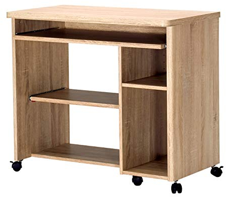 Amazon Marke - Movian Severn - Mobile Arbeitsstation, 89 x 48 x 76 cm, Farbe: Sonoma Eiche