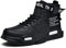 XIDISO Unisex-Erwachsene Freestyle Hohe Sneakers Herren Mode Turnschuhe Freizeitschuhe Sportschuhe,41 EU,Schwarz 1