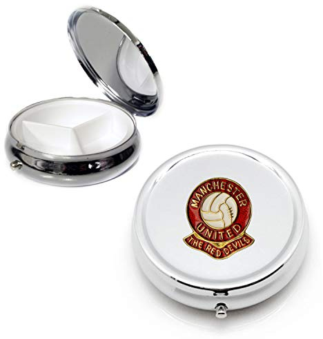 Football Pill Box Manchester Reds