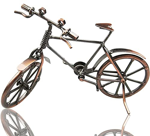 ysister Modell-Fahrrad aus Metall, Deko Fahrrad Vintage Eisen Kunst Fahrrad Modell Sammlereisen Skulptur Dekoration, kleines Geschenk für Radfahrer (19 * 6.5 * 12cm)