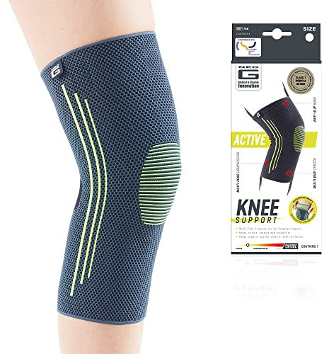 Neo-G Knee Support for Running - Sports Knee Brace - Knee Compression Sleeve - Breathable, Lightweight, Elastic Knee Bandage Support for Sprains, Strains, Injury Recovery, Joint Pain - S