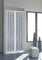 Box doccia in PVC Nicchia Larghezza 100-170 cm, H 185 cm mod. VERA, Bianco, Porta doccia apertura centrale due ante a soffietto, riducibile (Larghezza 120 cm, H 185 cm)