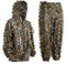Ghillie Suit Woodland, Tarnanzug Jagd Wald, Airsoft Sniper Suit, Jagdbekleidung Herren Camouflage, Ghillie Suit Umhang, Tarnanzug Militär Herren Damen Kinder Bundeswehr Kostüm Tarnnetz Bundeswehr Set