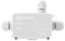 AVARTEK - IP66 Junction Box Waterproof, 3-Way Outdoor Extension Electrical Cable Protector, PG9 Connector Gland, Cable Diameter Ø 4mm-8mm (White)