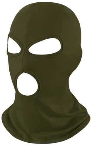 WYSUMMER Maschera integrale a 3 fori, passamontagna sottile per donne e uomini, per moto, bici, caccia, ciclismo, berretto da sci