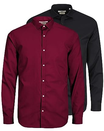 JACK & JONES Chemise, à Manches Longues, pour Homme, L