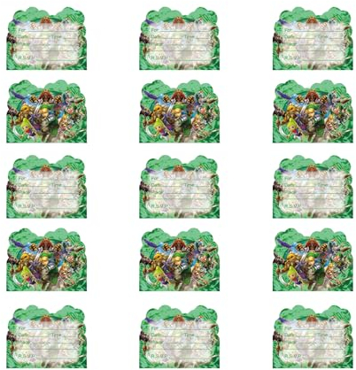 Legend Of Zelda Birthday Decorations Zelda Invites Personalised Legend Of Zelda Birthday Cards Zelda Birthday Invitations Zelda Party Invite Cards Zelda Baptism Cards