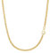 NKlaus 45cm Königskette 925 Silber Gelbgold Vergoldet elegante Halskette Breite: 2,3mm Collier 12,34g schwer 15102