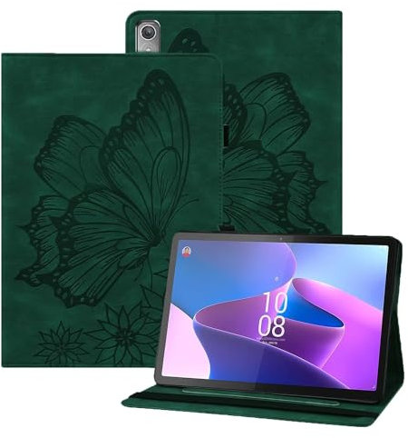 xinyunew Coque Tablette pour Apple iPad Mini (2021),[Housse en Cuir PU Premium] [Etui à Rabat] [Pochette de Portefeuille], Étui de Protection - Vert