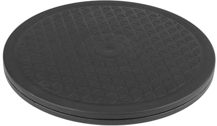 BORDSTRACT Rotating Plastic Turntable Display Rack, 25cm 50kg 110 Lbs 360° 10 Rotating Platform Turntable Rotating Base Stand for Monitor Tv Hot