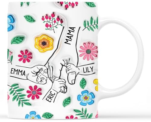 Geschenke Mall Tasse Personalisiert - Oma Und Enkel - mama oma tasse, tasse omi, muttertagsgeschenke tasse, tasse mama (Modell #3)