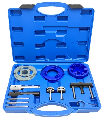 ZKTOOL High Pressure Fuel Pump Sprocket Cover Tool for Ford Diesel | Timing Tool Set for Ford 2.0 2.2 2.4 3.2 TDDi TDCi Engines. Installation & Removal. OEM 303-682, 303-679A, 303-1151.