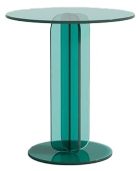 PBWERIGL Table d'appoint en Acrylique, Table d'Appoint Acrylique Multicolore 45x45x50cm(Green)