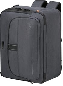American Tourister Reisetasche Umhängetasche mit Laptopfach At Work Nxt 3-Way Boarding Bag 40 x 29 x 20 cm, 15,6,26.5L Grey Melange