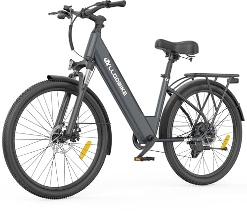 CHEEVALRY E Bike Herren Damen 27,5 Zoll, Elektrofahrrad City Trekkingrad mit 36V 15Ah Akku bis 100 km, 250W Pedelec bis 25 km/h, 45 Nm, 7-Gang Schaltung, Scheibenbremsen, E-Bike für Pendeln & Touren