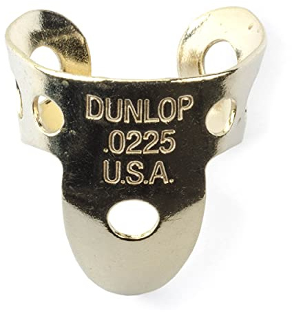 JIM DUNLOP 37R.0225 Brass Fingerpicks, .0225, 20/Tube