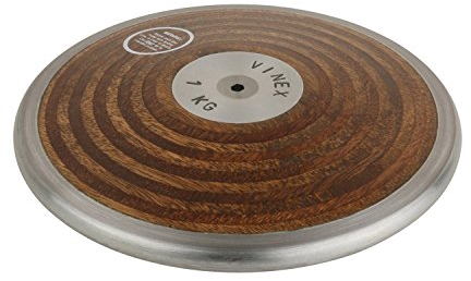 Vinex Diskuswerfen - Wurfdiskus Holz für Wettkampf und Training 1,00 kg