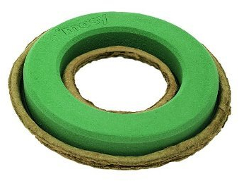 mosy Pflanzringe, Durchm 17 cm, Blumen-Steckschaum, Steckmasse, Ring, Kranz, Frischblumen, Blumen-Deko, Tisch-Gestecke, Blumen-Gestecke