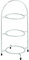Utopia F91005 Cake Plate Stand, Chrome, 3 Tier, 15.5, 39 cm, 17 cm, Plates