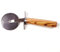 DAS OLIVENHOLZBRETT® Pizzaschneider, Rollmesser 16cm x 7cm