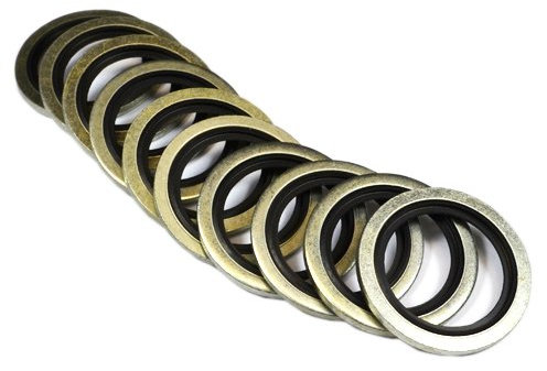 Dowty Washers with Bonded Seals Resistant to Oil/Fuel/Petrol/Water 1/2 (Pack of 5)