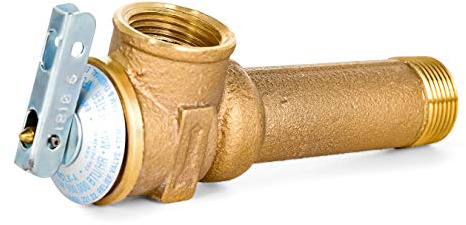 Camco 10427 3/4 Temperature and Pressure Relief Valve with 3-5/16 Long Shank