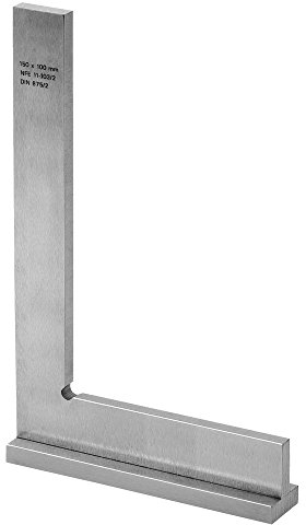 FACOM - Équerre Simple À Chapeau 100 X 70 Mm Classe II - DELA.1257.02 - Équerre À Talon - Chapeau Rapporté Vissé - Appui Talon Et Face - Idéal Pour Mécanicien - Outillage À Main