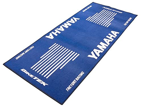 BIKETEK Motorrad-Werkzeug, matt, 190 x 80 cm, Yamaha, Blau, Unisex, multifunktional, das ganze Jahr
