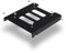 meeboo Einbaurahmen für interne 2,5 Festplatten/SSD's auf 3,5 Adapter Wechselrahmen Mounting Bracket Frame Halterung Schienen Hard Drive Holder Metal inkl. Schrauben Screws