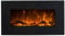 GLOW FIRE Elektrokamin Inside 127 (Einbaukamin) - elektrischer Kamin mit Heizung, Multicolor-LEDs & Fernbedienung - Kamineinsatz zum Einbau in die Wand, 1.500 W, 127x45,7x12,6 cm, Schwarz