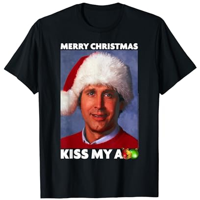 Christmas Vacation Merry Kiss Weihnachten T-Shirt